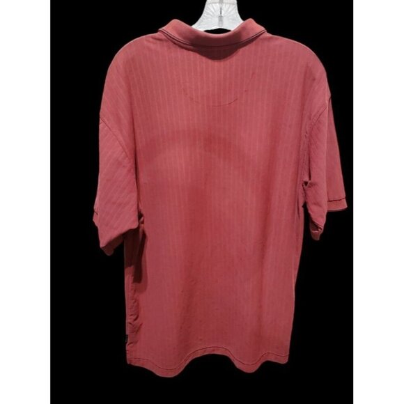 Nike Golf Dri-Fit Mens Polo Shirt Size L Red Polyester Spandex - Picture 2 of 8